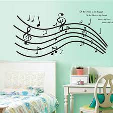 AY9050 Music label Kids vinyl wall sticker for kids rooms home decor decals adesivos de parede stickers