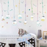 Sk7067 Fallen Wish Bottle Bedroom Living Room Bathroom Window Removable Vinyl Wall Sticker