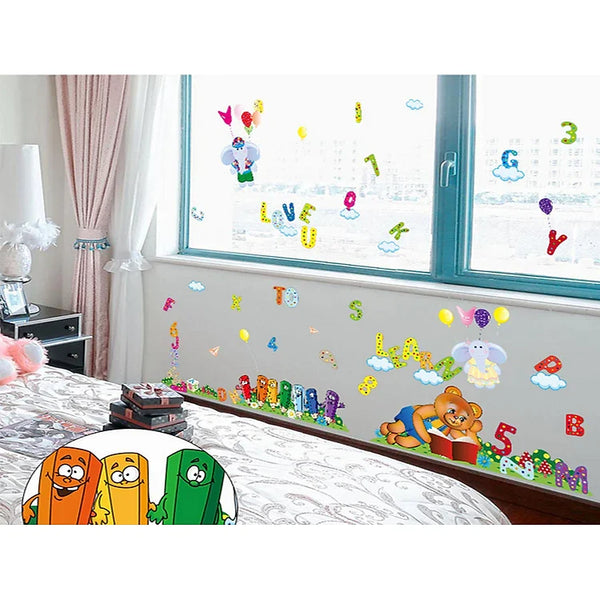 Wall decal for children with alphabet sk9050