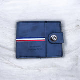 Men PU Leather Wallet with Box | Multi Card Slots & Secure Snap Button | 7 Card Holders & 3 Note Compartments