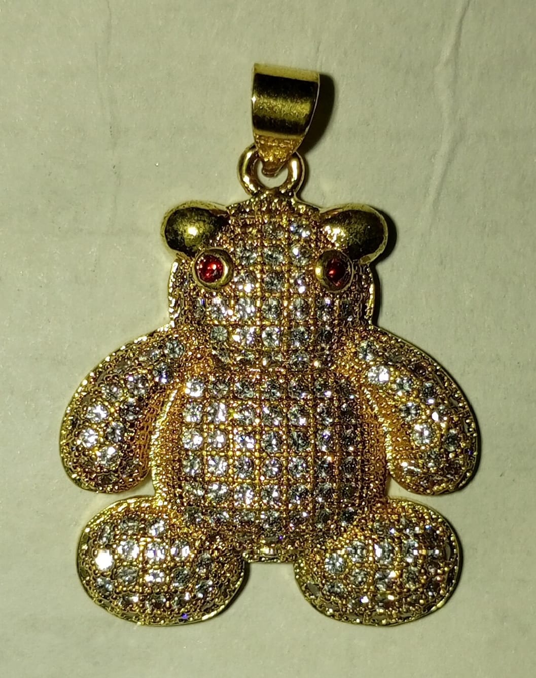 GIVA Classic Silver and golden Zircon Pendant With Chain nkfrsra4j-6