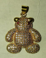 GIVA Classic Silver and golden Zircon Pendant With Chain nkfrsra4j-6