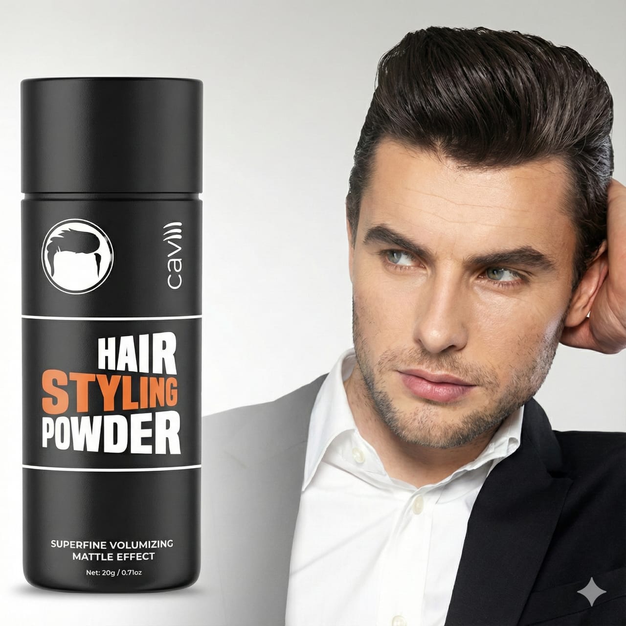 Caviii Superfine Volumizing Matte Effect Hair Styling Powder | Instant Lift & Strong Texture Control (20g)