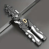 25 in 1 Wire Stripper, Wire Stripping Tool, Cutter Stripping, Cable Stripper Tool, Wire Crimping Tool, Multi-Function Hand Tool for Electric Cable Stripping Cutting and Crimping - Random Color