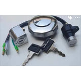 03 Pcs Lock Set For CD-70 Motorcycle  and China Bike - 3 in 1 Lock Set - Best Quality Lock Set For Bike