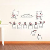 JM7103 Photo Frame Wall Stickers Home Decor Cute Decals Quotes Kids DIY Adesivo de Parede Removable Mixable