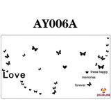 AY006A Wall Stickers Butterfly Look