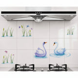 Kitchen Oil Proof Wall Sticker Heat Resistant Waterproof Self Adhesive Backsplash Cover for Kitchen Wall Protection