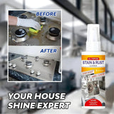 All Purpose Stain & Rust Cleaner – Powerful Multi-Surface Rust Remover with 100% Guaranteed Results - 30ML