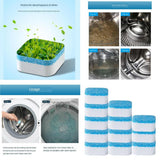 Tab Washing Machine Cleaner – Effervescent Detergent Tablets, Deep Clean for Washer & Pipes, Keeps Machine Fresh