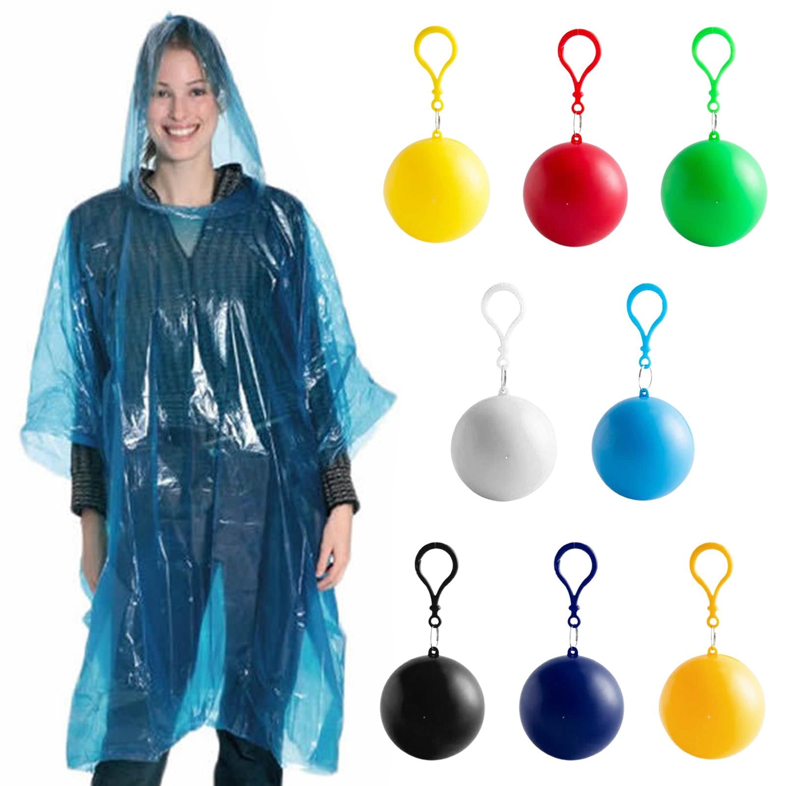 Adult Disposable Emergency Raincoat – Lightweight Waterproof Hooded Rainwear for Hiking, Camping & Outdoor Travel (1 Pc)