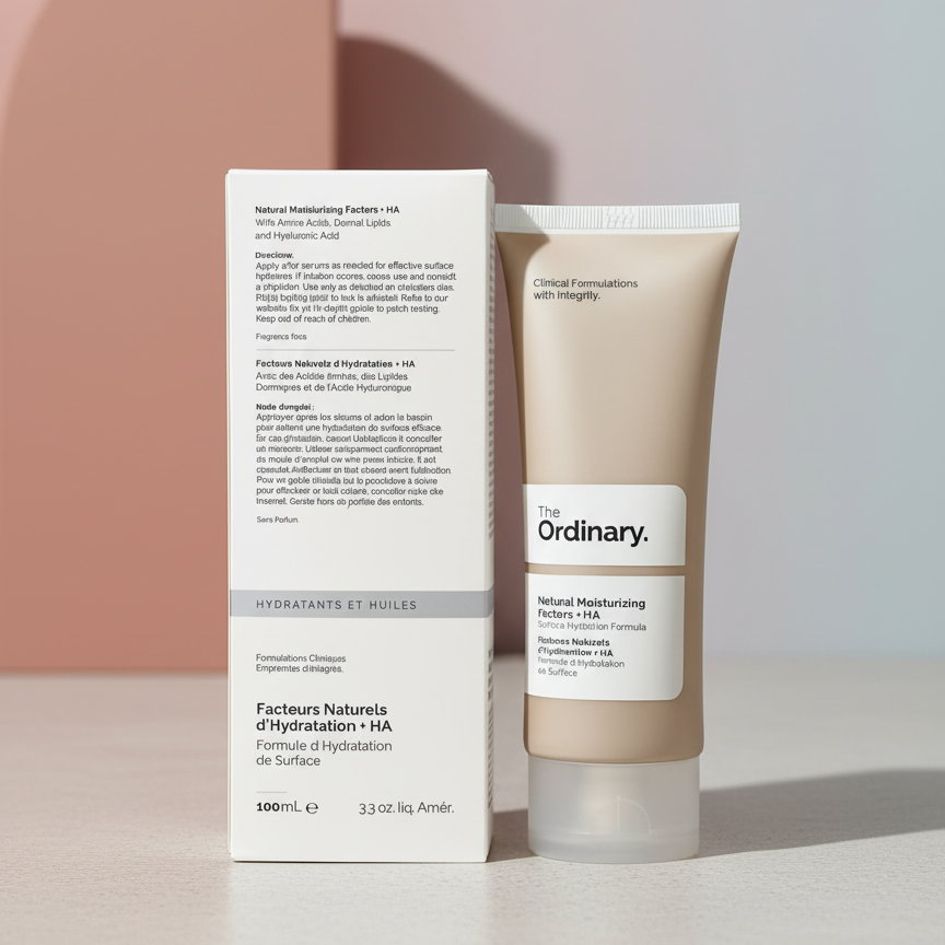 The Ordinary Natural Moisturizing Factors + HA Surface Hydration Formula – Hydrating Facial Moisturizer With Amino Acids, Dermal Lipids And Hyaluronic Acid (100ml)