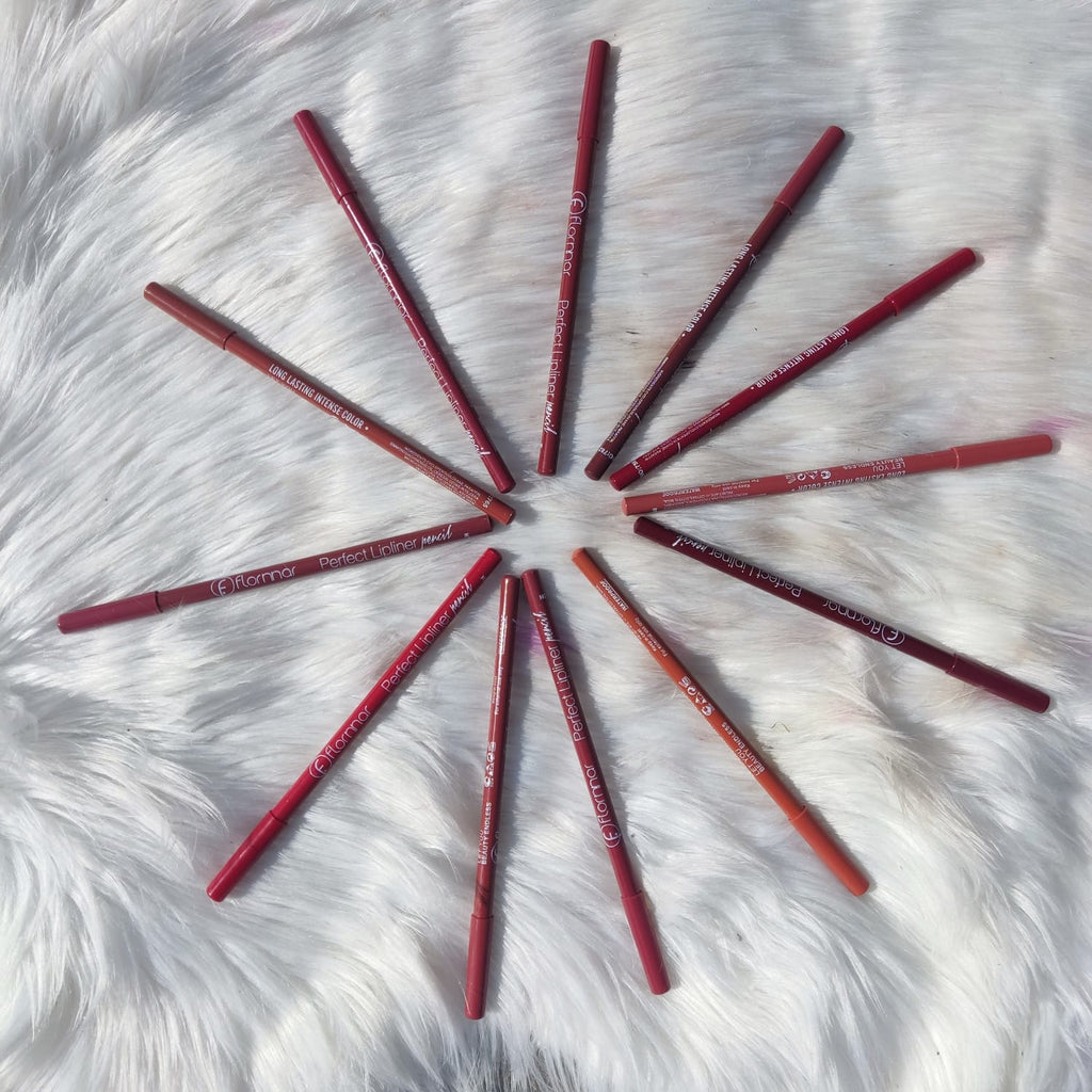 Flormor Let Your Beauty Endless Perfect Lip Liner Pencil 12Pcs