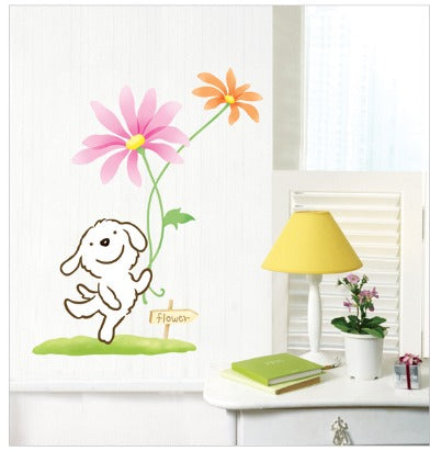 Wall Interior Wall Deco Sticker Happy Flower (SWST-14)