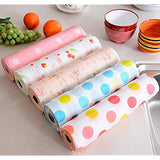 Kitchen Polka Foamic Sheet – 45x300 Waterproof, Oil Resistant Decorative Wall And Counter Covering (Random Design)