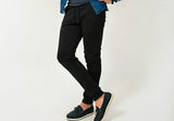 Black Trouser with Double Side Zipper Pockets | Comfortable & Stylish Casual Bottom | Premium Fabric