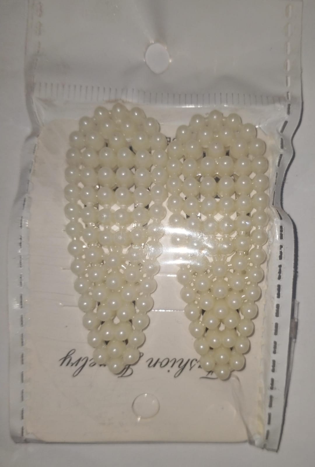 1 pair set of fashionable ladies pearl hair clips, for Women cpfrpwc4a-1