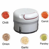 Mini Speedy Chopper | Manual Hand Pull | Garlic Slicer | For Vegetables, Fruits & Meat | High?Quality Kitchen Tool