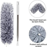 Extendable Telescope Microfiber Duster Long Handle For Cleaning Dust, Dirt And Stains Fan duster high quality