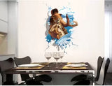 Cartoon Ice Age 3D Wall Decals, Children's Room Nursery Removable Wall Stickers ay9254