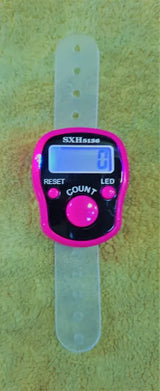 SXH Original Finger Counter with LED - Counts ( Tasbeeh / Digital Clicker ) (Random Color)