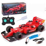 F1 Equation High-Speed RC Racing Car with Mist Spray Exhaust and LED Lights
