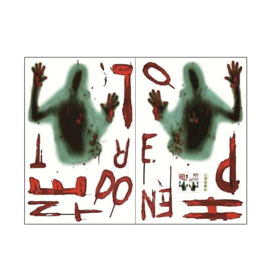 Zombie Hand Decal Good Multipurpose Eye-catching Window Decal Vivid Halloween Zombie Hand Wall Window Stickers Zombie Hand Decal