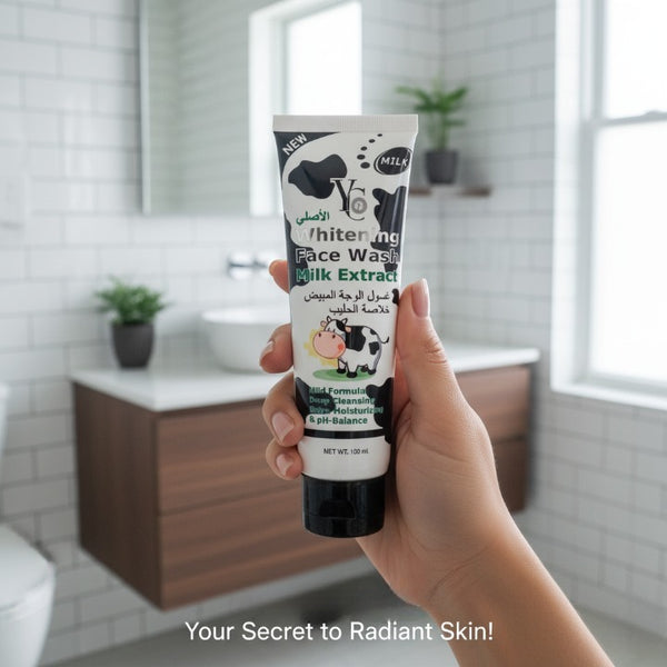 YC Whitening Face Wash 100ml | Deep Cleansing Brightening Formula | Removes Dirt, Oil, And Impurities For Soft, Smooth, And Glowing Skin