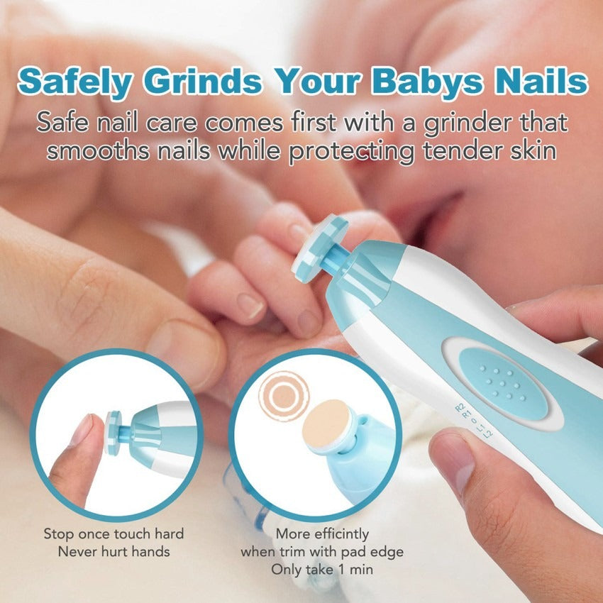 Electric Nail Clipper Baby Nail Trimmer Clipper Set In Random Color Designed As An Electric Nail Clipping And Trimming Set (Random Colors)
