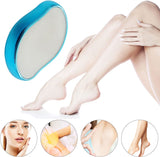 Crystal Hair Eraser – Magic Painless Hair Remover Stone for Men & Women | Reusable Exfoliating Epilator for Legs, Arms & Back | Smooth & Silky Skin (Random Color)