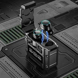 M25 Gaming Wireless Earbuds - TWS Bluetooth 5.3 Headphones, Magnetic Hatch Cover, 100% LED Display, Low Latency Stereo Sound, Built-in Mic