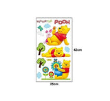 Wall Decal Sticker Winnie The Pooh and Piglet Kids Bedroom Nursery Daycare and Kindergarten Mural Home Decor DIY Self Adhesive Removable size 20x40cm abc604