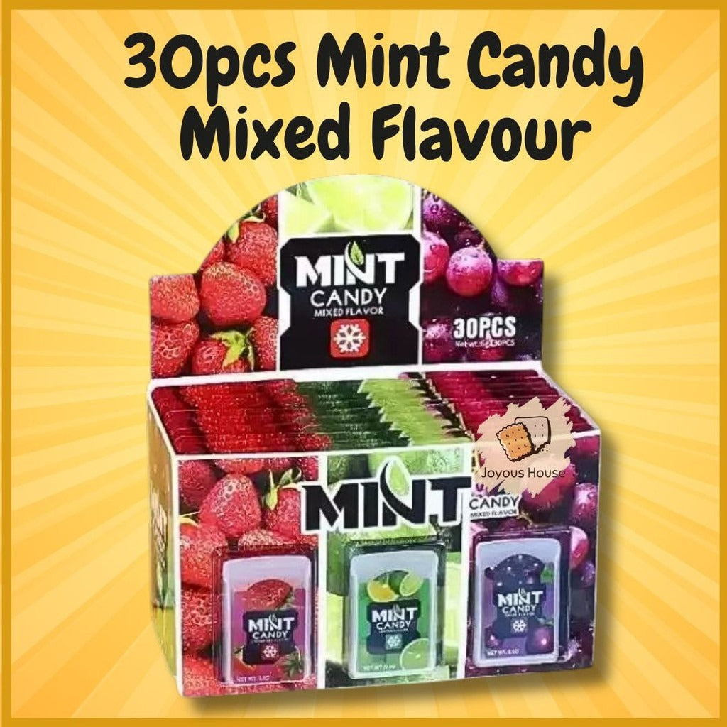 Shanu Mint Candy | Fruit?Flavored Mint Tablets | 30pcs Box | Refreshing Sweet Treats