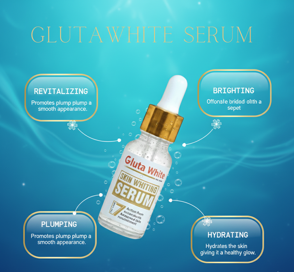 Gluta White Face Glowing Serum – Brightening & Hydrating 30ml