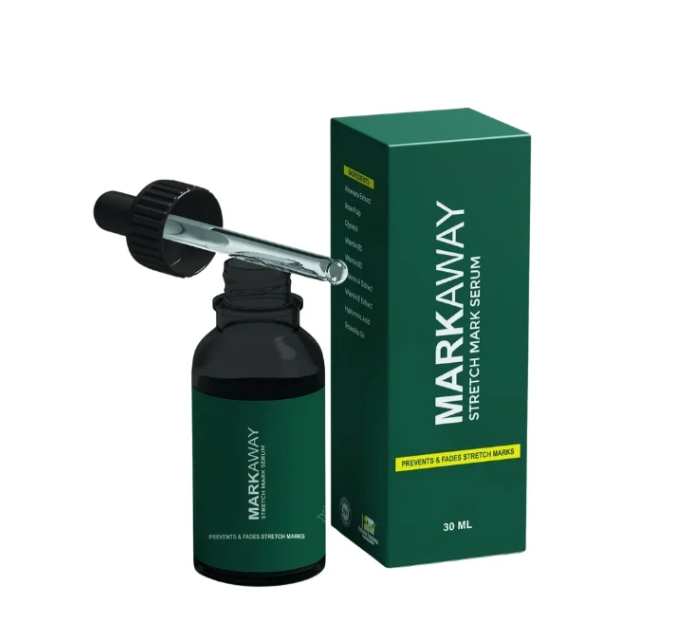 Markaway Stretch Mark Serum Herbal Formula for Scars & Skin Elasticity 30ml Nourishing, Repairing & Firming Skin Treatment