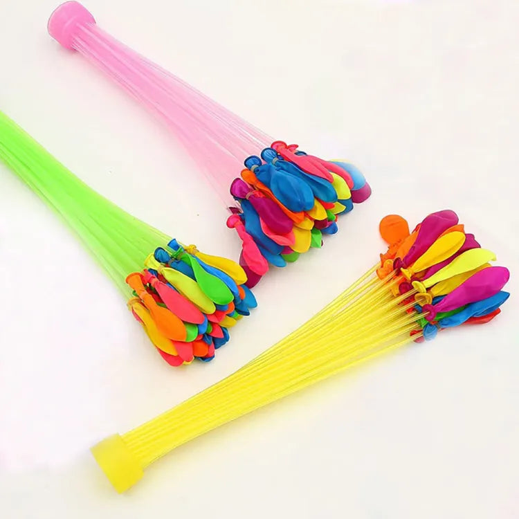 111pcs/bag - Fast Fill Water Balloon Kit | Quick Fill Magic Self Sealing Water Balloon | Party Supplies For Outdoor Water Party | Water War Game