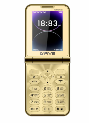 Gfive 16 Pro Max Dual SIM Feature Phone | 2.8” Display | 2000mAh Battery | PTA Approved