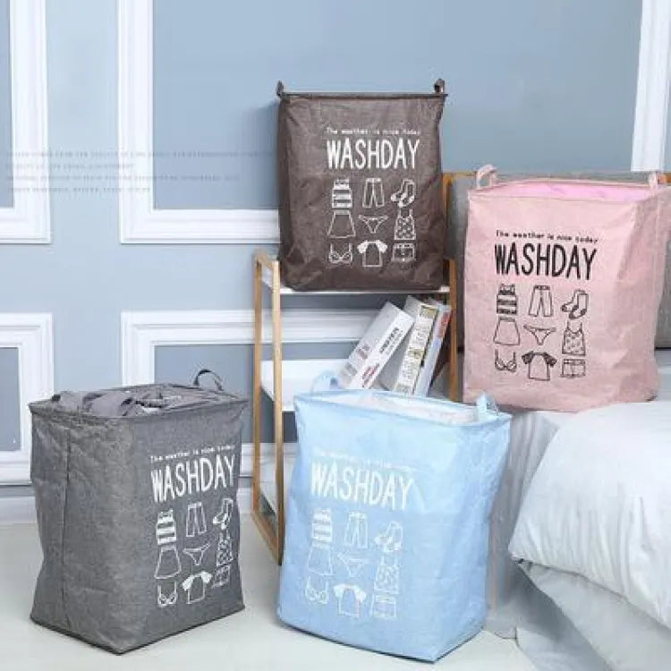 washday laundry basket (random color)