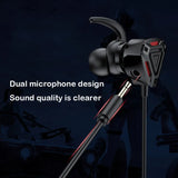 Ouve (3.5mm)  Gaming Headset For Pubg Ps5 Csgo Games Wired Earphone Microphone Volume Control In-Ear Headphone For Pc Gamer