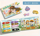 Montessori Quiet Busy Book for Toddlers – 12 Theme Educational Learning Activity Book for Kids | Early Development Toy