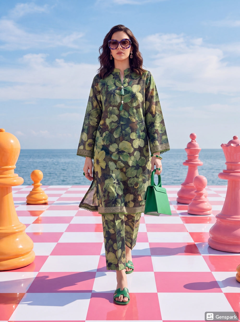 ELAYA Midsummer Premium Cambric Bold Print 2Pc