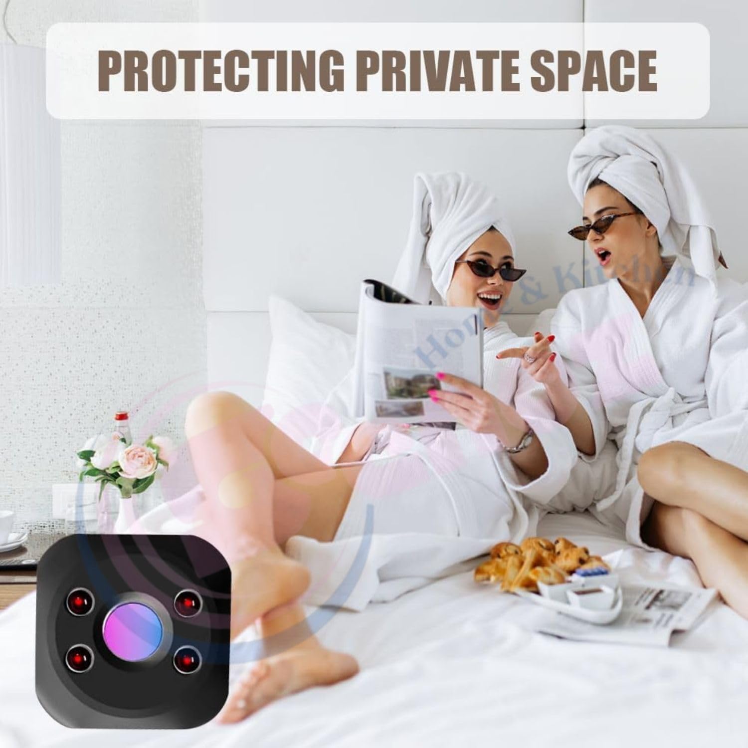 Wireless Hidden Camera Detector – Portable Anti?Spy Bug Sweeper for Privacy Protection