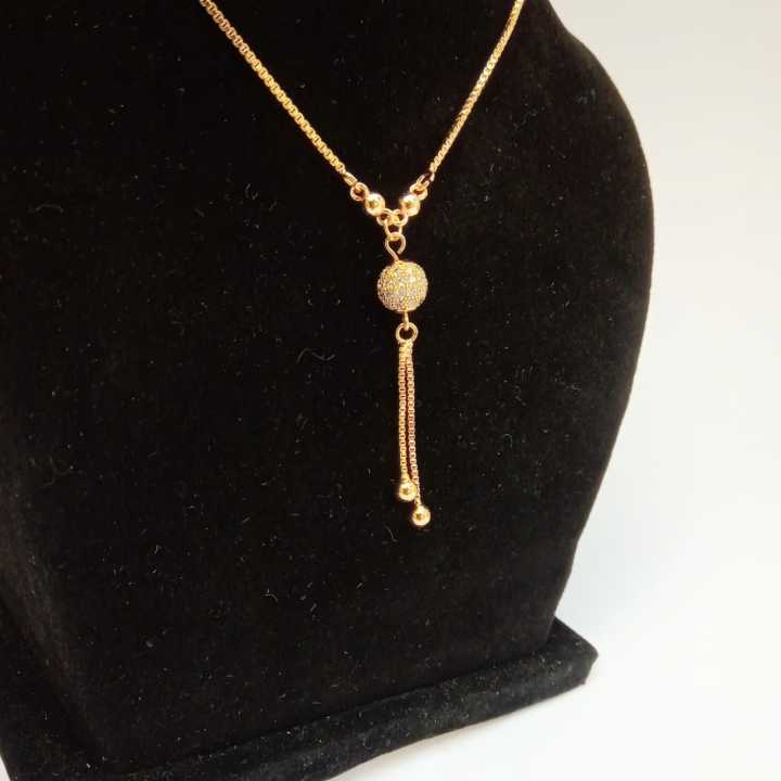 Ball chains shinestone pendent  crystal fashion jewellery for girls and women neckles