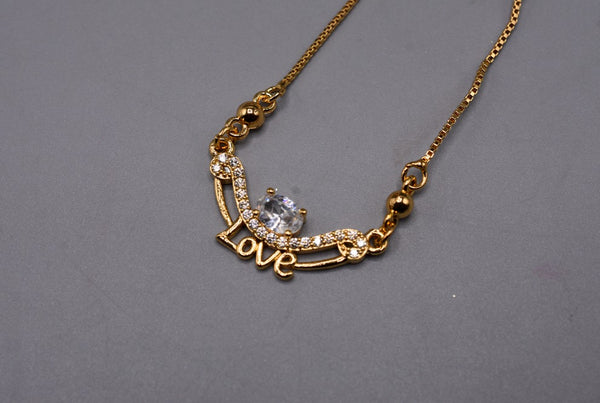 Necklace - 18K Gold Stainless Steel Arabic Jewelery