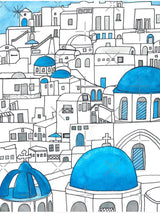 Santorini Blue and White Paradise | Poster