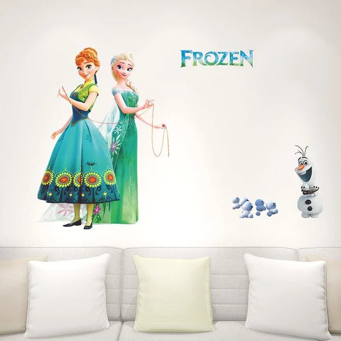 Frozen  beautiful  wall sticker size  50x60  nc14114