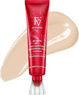 Fv Foundation Waterproof With Medium Coverage, Oil-free &amp; Long Lasting, Matte orever Foundation For Oily/normal Skin, Forever Liquid Makeup Foundation For Face, 30g Ivory