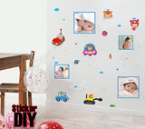Transparent wall sticker, picture frame, Doll paradise (Freesize) size 30x45 xy3009