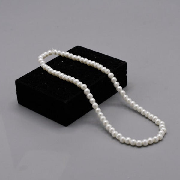 Elegant Pearl Bead Statement Necklace Women Choker Necklace for Women
