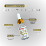 Gluta White Face Glowing Serum | Glutathione-Based Brightening | Hydration &amp; Antioxidant Protection 30 ml 
